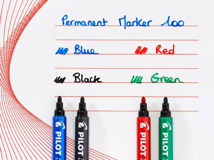 Actual product image Pilot Permanent Marker 100 XL 15+5 Free Black (Black, 4.50 mm, 15 x)