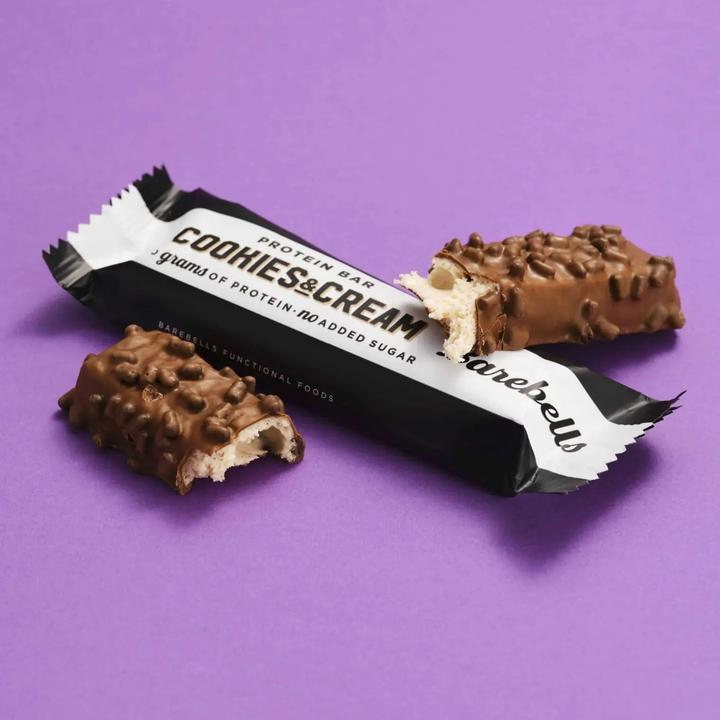 Actual product image Barebells Protein Bar (Cookies and Cream, 1 pcs., 55 g)