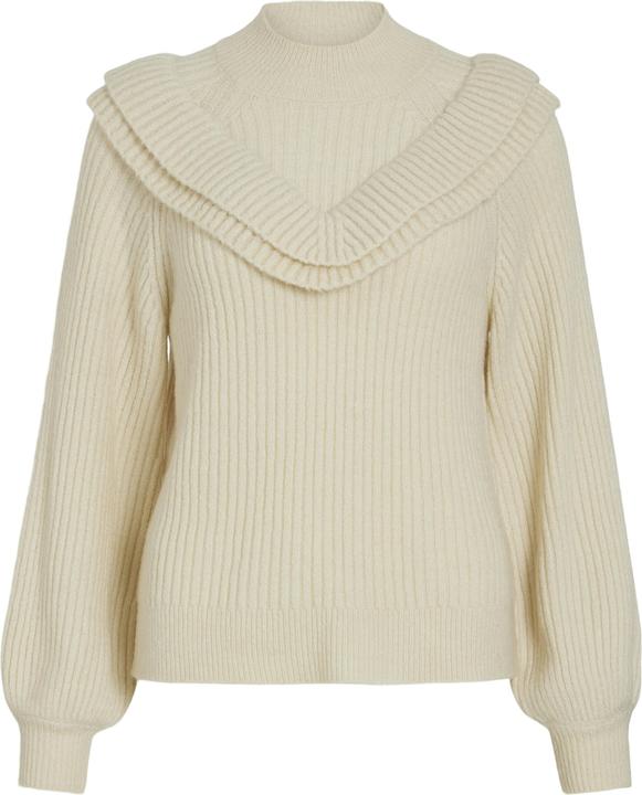 Vila Rüschen Strickpullover (M)