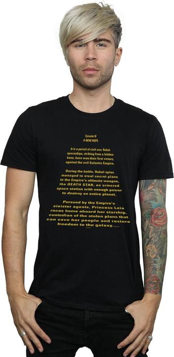 Produktbild Star Wars A New Hope Opening Crawl TShirt (4XL)