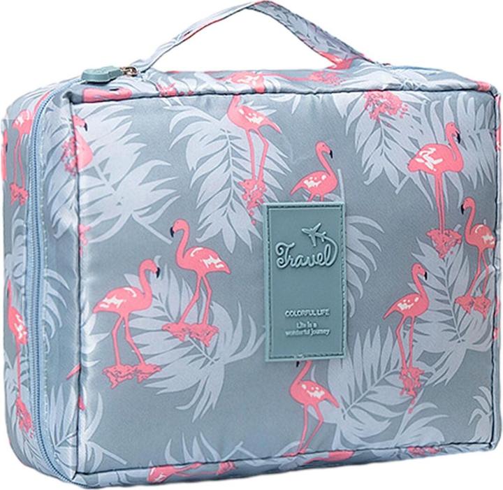 Produktbild Only-Bags.Store Tragbare tragbare Kosmetiktasche, grosse Kapazität Reiseaufbewahrungstasche, einfache