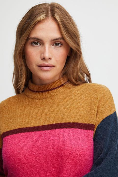 Actual product image Pulz Jeans Pulz - PZASTRID Colour Block Sweater - Sweater - 50207704 (L)