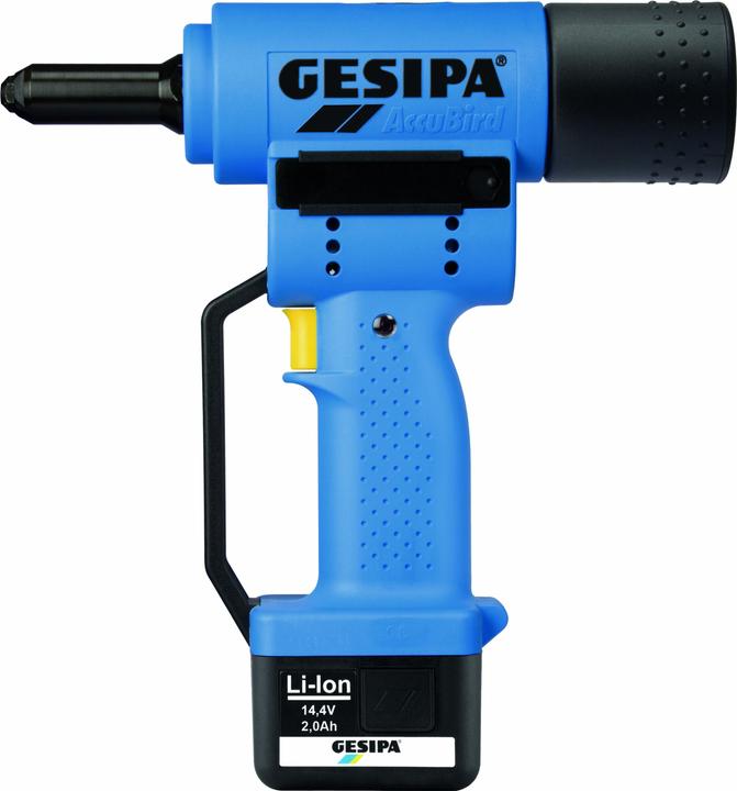 Produktbild Gesipa Blindniet-Setzgerät AccuBird (mit 2 Li-Ion Akku""s 1,3 Ah / 1 Ladegerä...