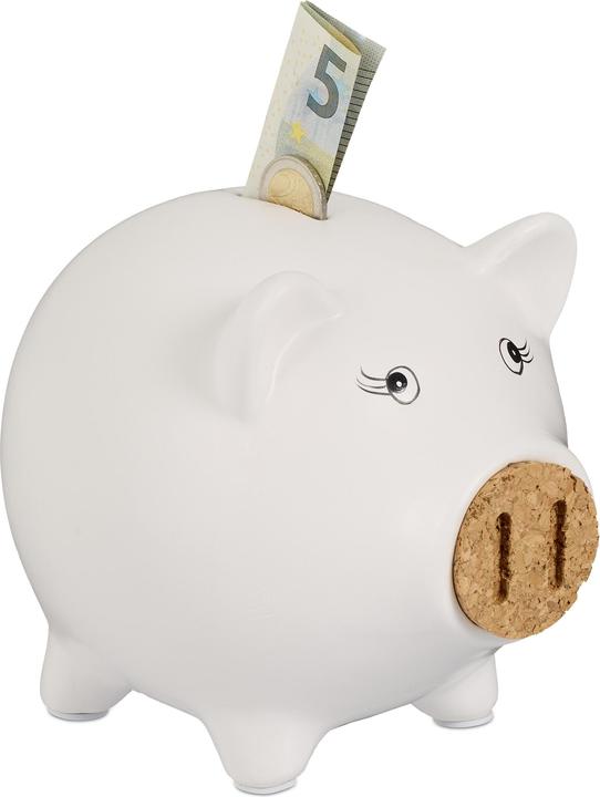 Relaxdays Sparschwein (15.5 x 19 x 15.5 cm)