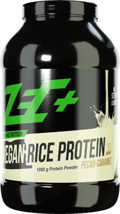 Actual product image Zec+ Nutrition Vegan Rice Protein (1000g tin) (Pecan, Caramel, 1 pcs., 1000 g)