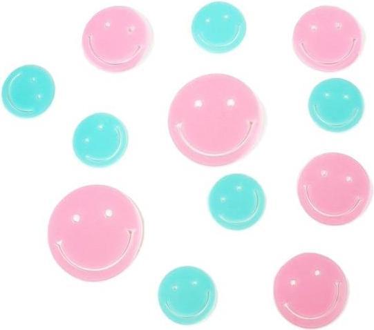 Produktbild Andy Fluoreszierende Aufkleber - Smileys 12 Stk