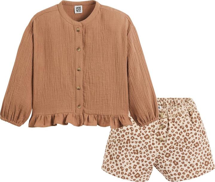 Produktbild La Redoute Collections Set aus Bluse und Shorts (102)