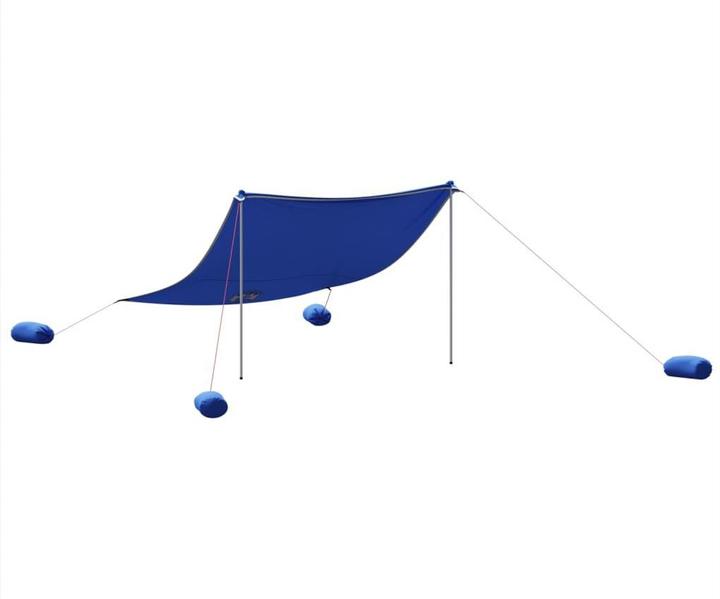 Produktbild VidaXL Strand-Schattenzelt mit Sandsäcken 304 x 300 cm (Strandzelt + Strandmuschel, 0.18 kg, 8 Personen)