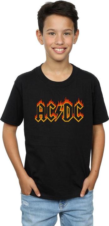 Produktbild AC/DC Jungen Flames Logo TShirt (104)