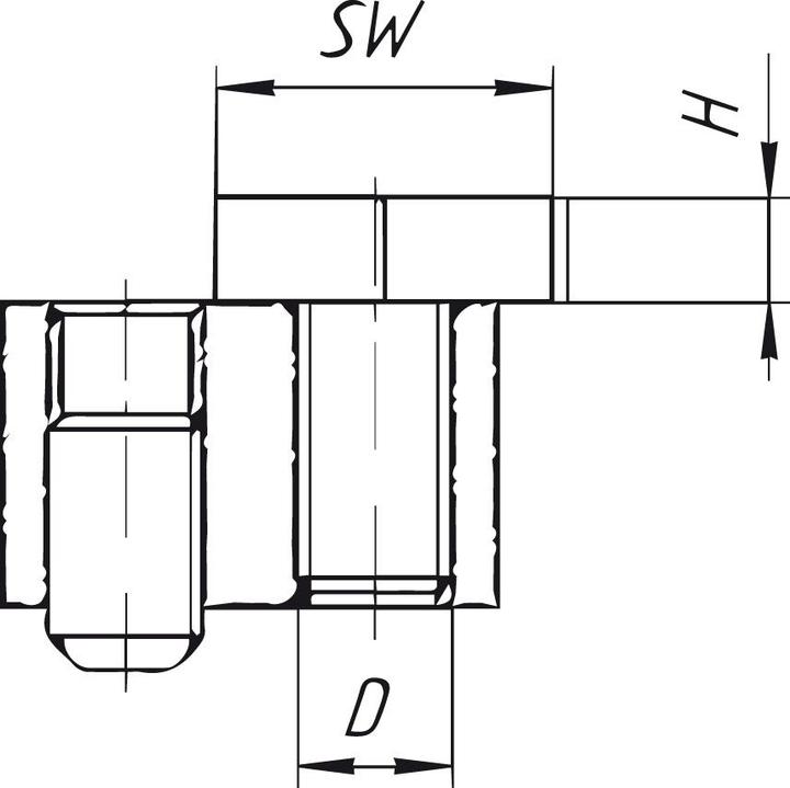 Produktbild IBT Exzenter-Spannklemme 16 mm für T-Nuten Grösse 16