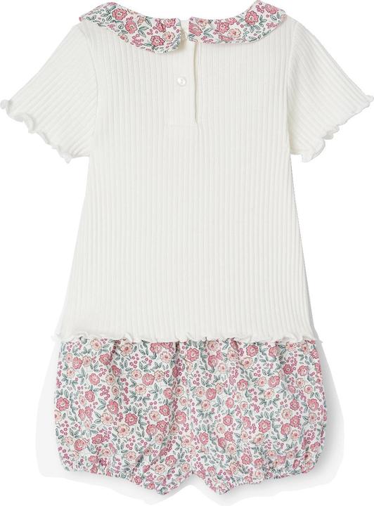 Actual product image Vertbaudet Baby Geschenk-Set: T-Shirt, Shorts, Haarband & Schmusetuch (92)