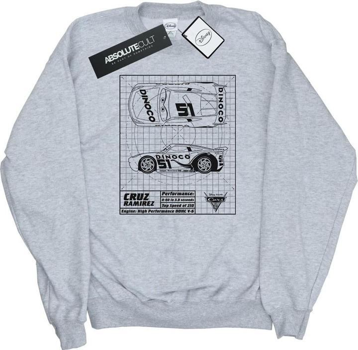Disney Cars Cruz Ramirez Blueprint Sweatshirt