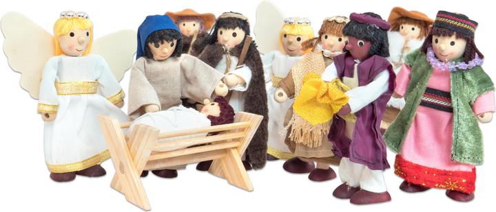 Produktbild Winzlinge Biegepuppen „Krippenfiguren"