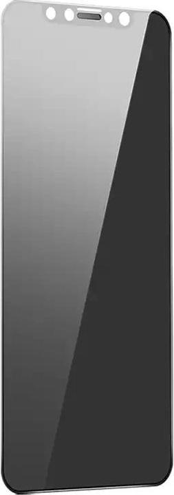 Image du produit Baseus 0.3mm Full-Coverage Privacy Protection Crystal Tempered Glass Screen Protector with Dust Filter for (1 pièce(s), Apple iPhone XS Max)