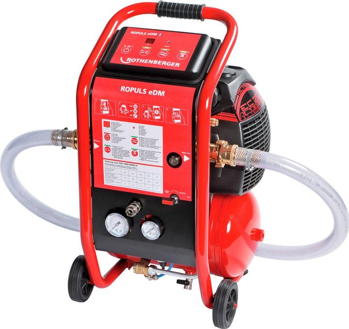 Rothenberger ROPULS eDM flushing compressor max. operating pressure 8 bar Mains voltage 230 / 50 V / Hz (Electrical connection)
