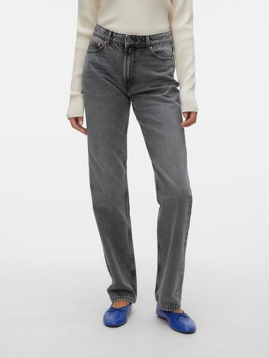 Actual product image Vero Moda VMHAILEY Hohe Taille Gerade geschnitten Jeans Straight-Fit (W28/L30)