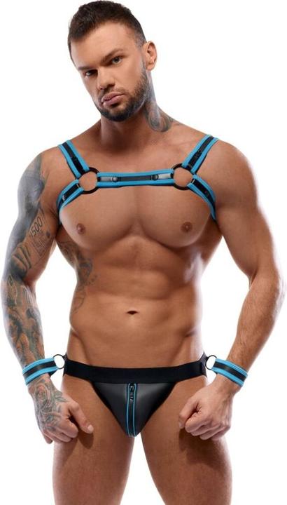 Actual product image Svenjoyment Men's Jock set black/blue M (M)