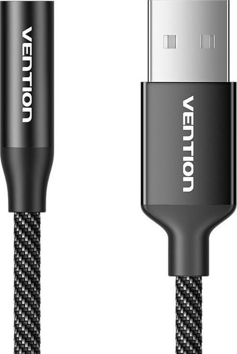 Actual product image Vention USB Single port External sound card Gome 1m (Black) (USB)