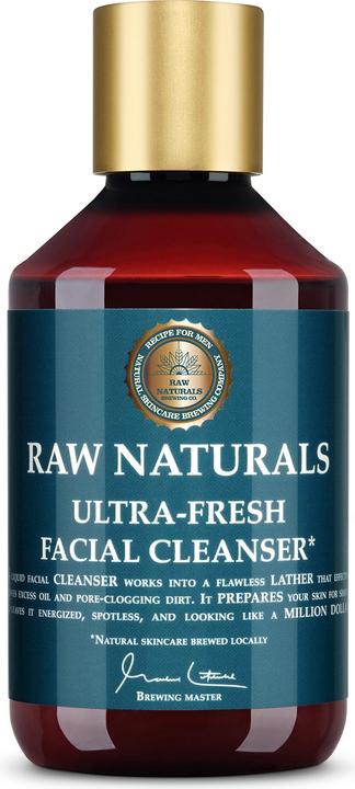 Raw Naturals Face Cleansing Fluid Glacier Water (Reinigungstücher, 250 ml)