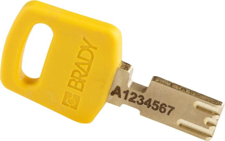 Actual product image Brady SafeKey Compact nylon lockout padlocks