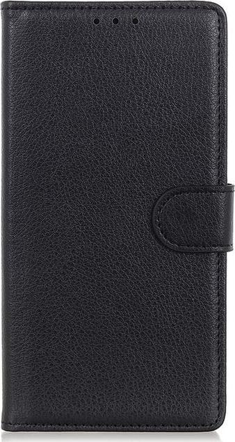 Actual product image MU Classic Litchi Leather Bookcover Series (Motorola Moto E20, Motorola Moto E40)