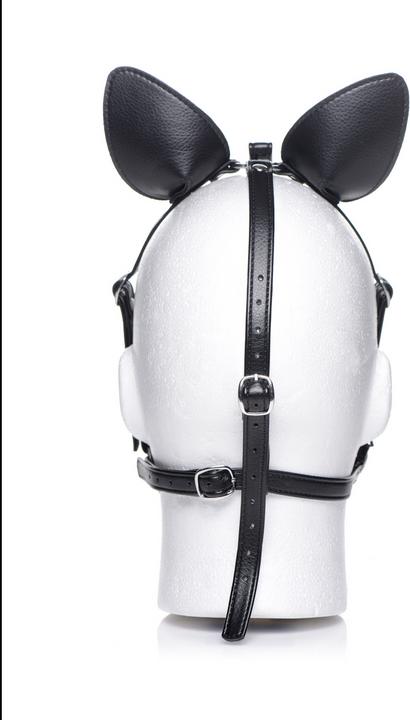 Actual product image Master Series Dark Horse Pony Head Harness with Silicone Bit