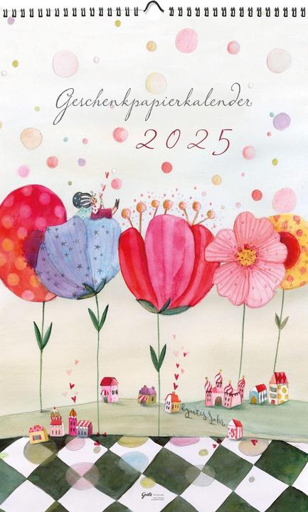 Produktbild Geschenkpapierkalender 2025.KGP 50865 (Deutsch)