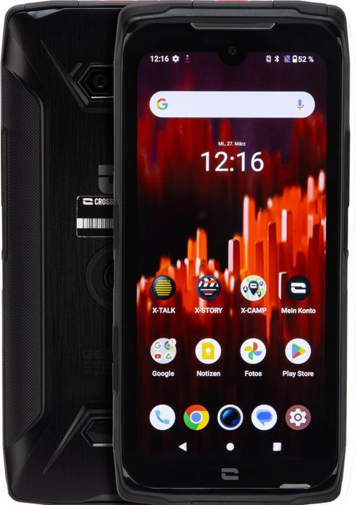 Actual product image Crosscall CORE-Z5 (128 GB, Black, 6.08", Dual SIM, 48 Mpx, 5G)