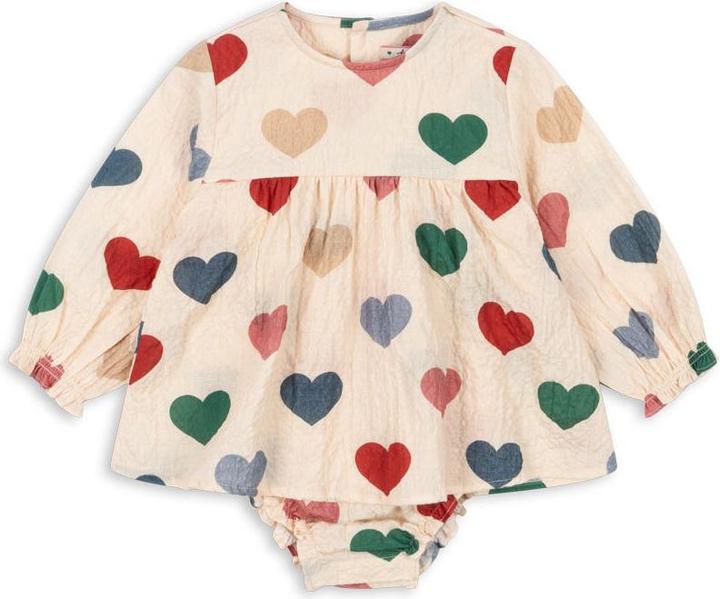 Konges Slojd Elin Strampler Bon Coeur Colore Frappe (68)