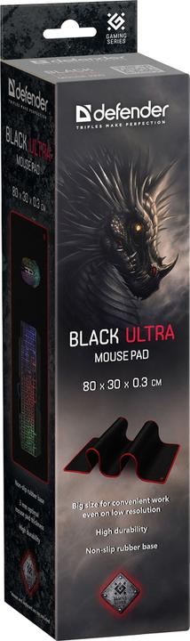 Produktbild Defender 50561 Mauspad Gaming-Mauspad Schwarz, Rot