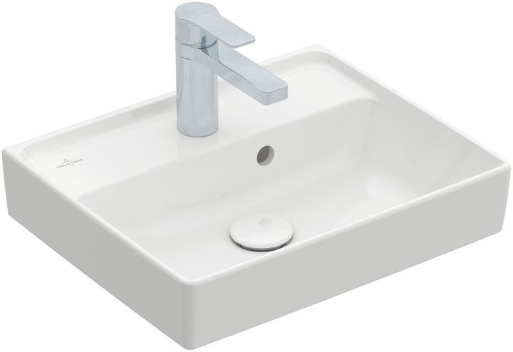 Produktbild Villeroy & Boch V&B Handwaschbecken COLLARO 450x370mm o ÜL mit HL we (370 mm, 450 mm)