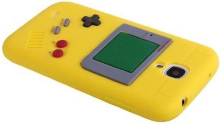 Produktbild König Design Silikon Hülle Gameboy für Handy Samsung Galaxy S4 GT I9500 / GT I9505 / LTE+ GT I9506 / Value Editio (Samsung Galaxy S4 I9500)