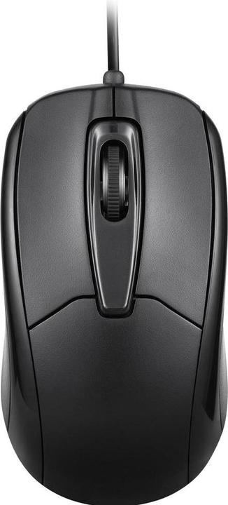 Actual product image Perixx PERIMICE-209 C Black Mouse Wired Optical Black 3 buttons 1000 (Cable)