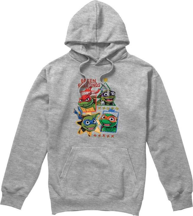 Teenage Mutant NT Green Greetings Kapuzenpullover weihnachtliches Design
