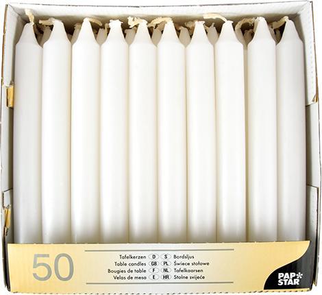 Papstar Candele da tavolo (50 pz.)
