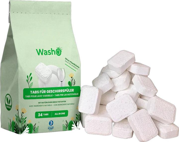 Actual product image Washo Dishwasher tabs (Tabs, 34 Washing cycles)