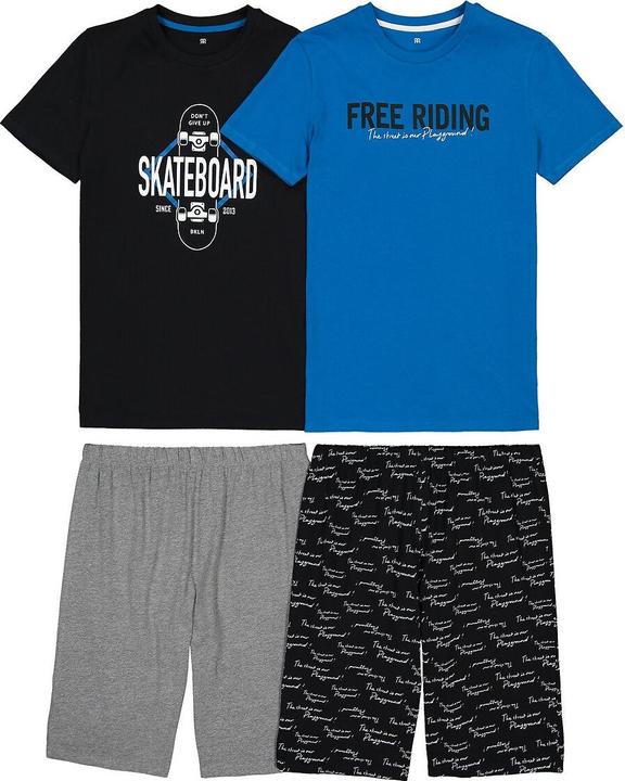 Produktbild La Redoute Collections 2er-Pack Kurzpyjamas aus Jersey (152)