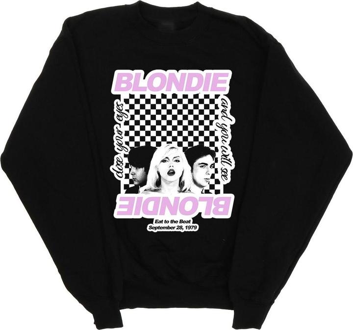 Blondie Checked Eat To The Beat Sweatshirt (XXL)