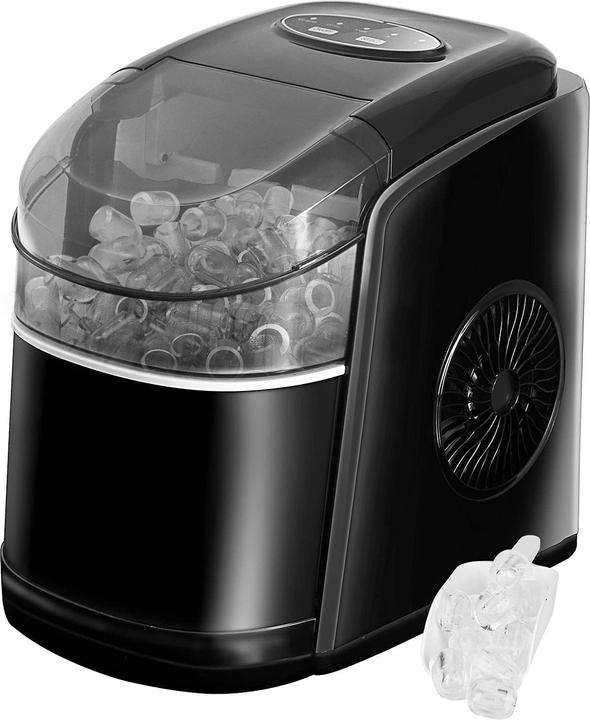 Produktbild Vpcok Direct Eiswürfelmaschine, 12Kg, Schwarz