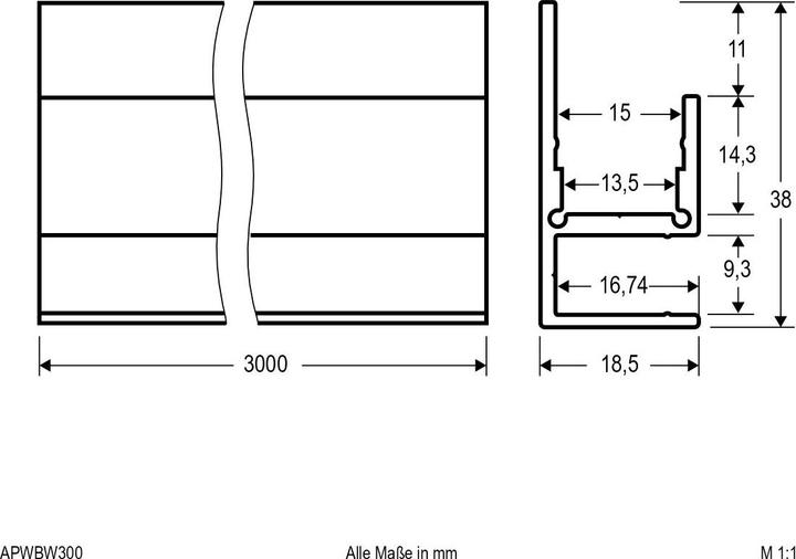 Produktbild EVN Profilblende