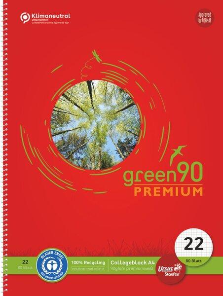Produktbild Staufen Collegeblock A4 80BL Lin22 (A4, Kariert)