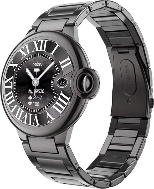 Image du produit EKO Montre connectée 5.0 avec microphone et bracelet en acier avec boucle déployante