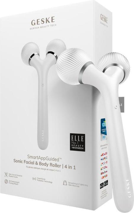 Actual product image Konjac Sponge Roller soniczy do twarzy i ciała 4w1 Geske z Aplikacją (starlight)