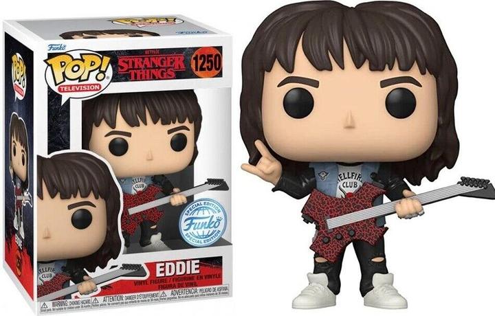 Produktbild Funko Pop! Stranger Things S4 : Eddie w/ Guitar (1250) EXM
