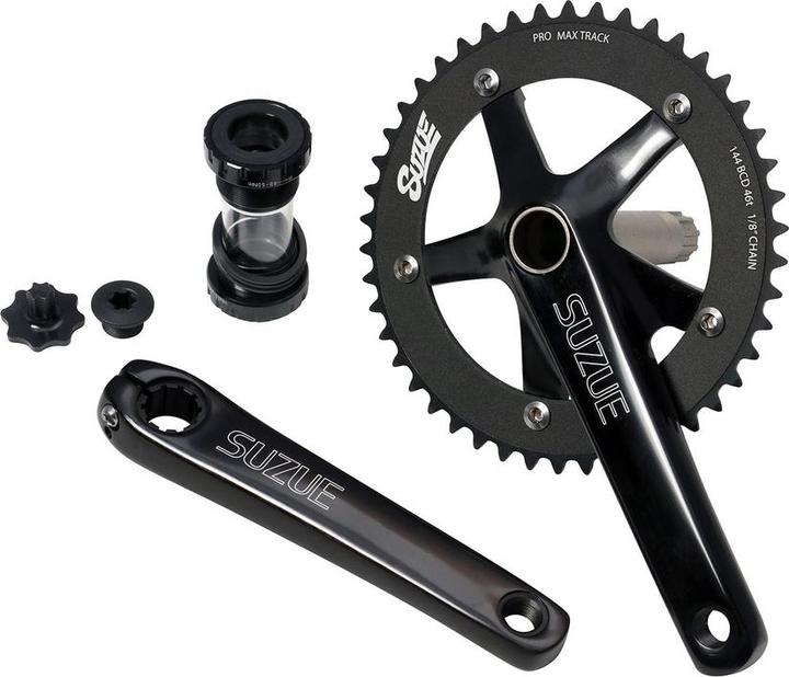 Produktbild Soma Suzue - Pro Max Track Kurbelsatz, Schwarz (170 mm/46)