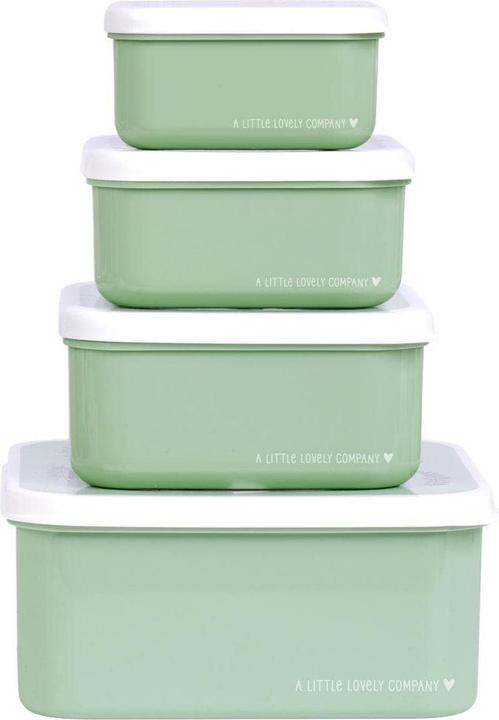 Produktbild A Little Lovely Company Lunch & snack box set