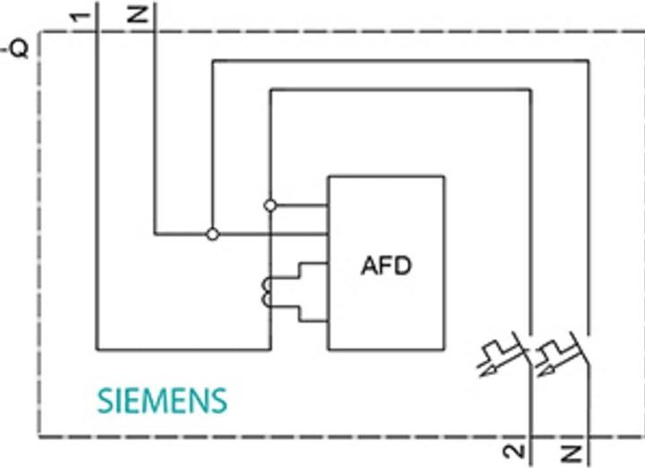 Image du produit Siemens Interrupteur coupe-feuLS Kombi B0 2pôles 230V