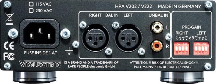 Actual product image Violectric HPA V202