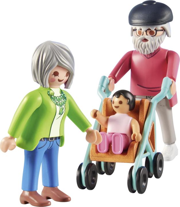 Produktbild Playmobil Grosseltern mit Baby (71613, Playmobil My Life)