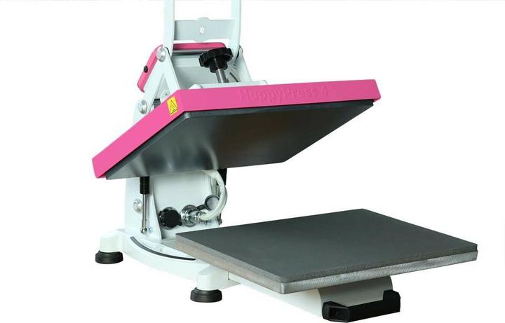 Produktbild Happy Fabric Transferpresse HappyPress 4, A4 Pink, Auto-open, Material